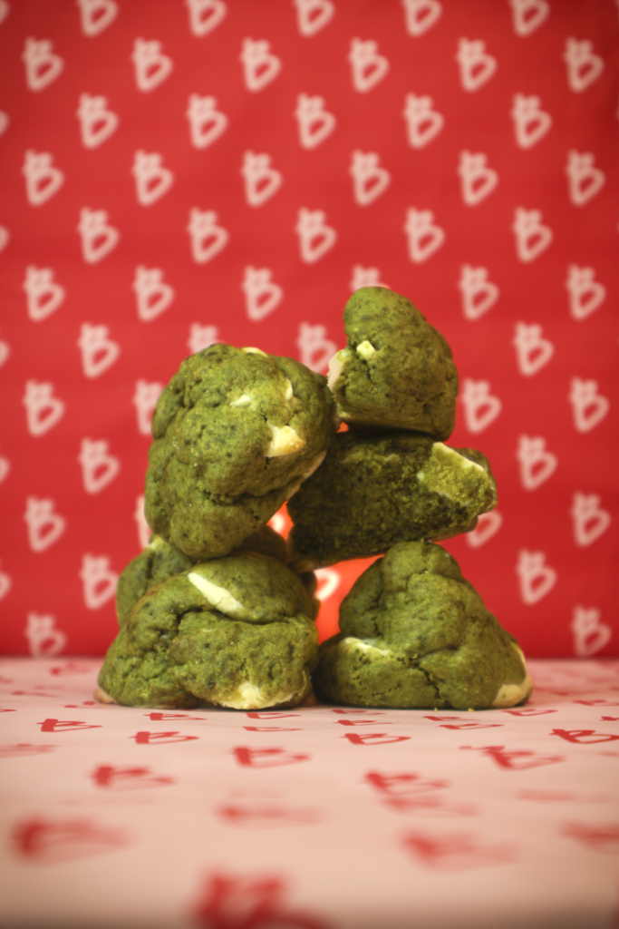 Cookie chocolat blanc thé matcha